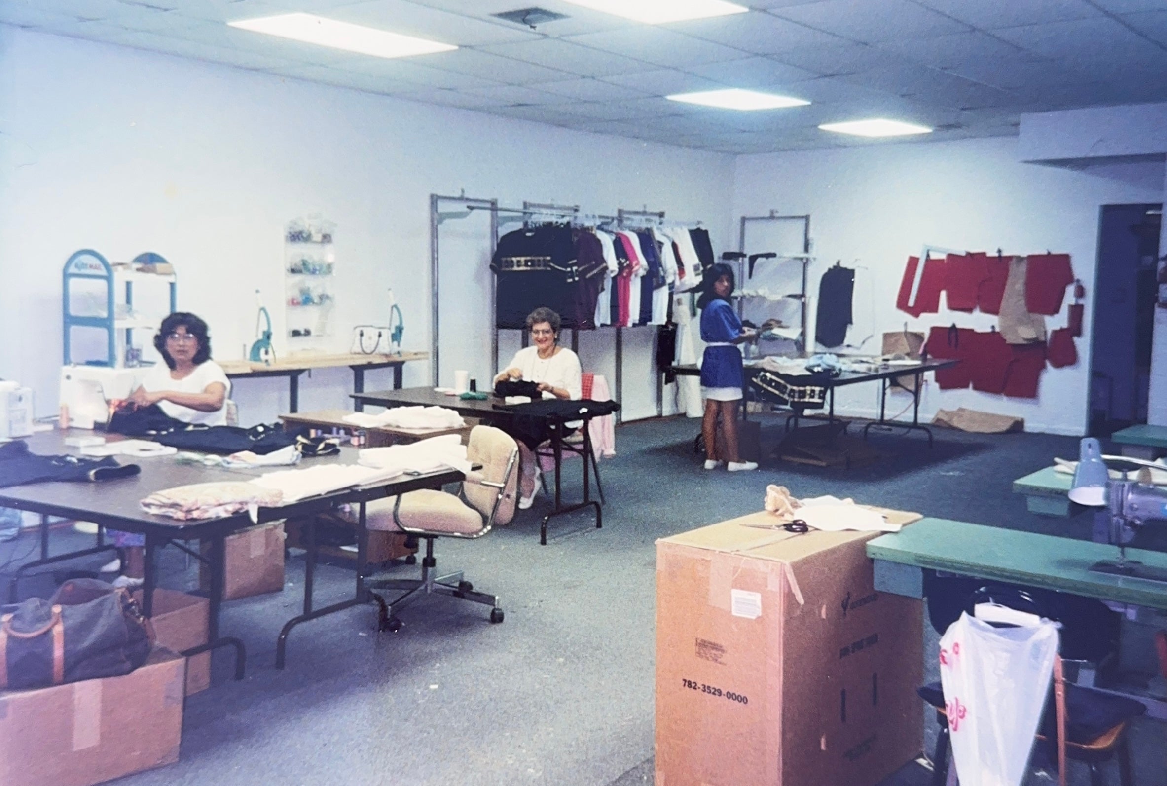 Inside the studio